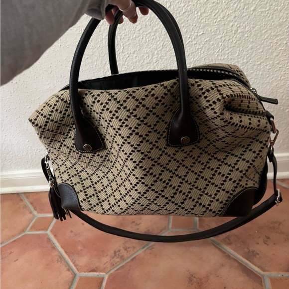 Authentic Gucci Diamanté Crest Canvas
Duffle Bag - Picture 2 of 7